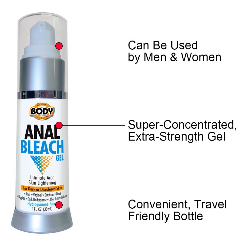 Body Action Anal Bleach Gel - 1 oz.