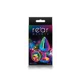 Rear Assets Anal Plug - Multicolor - Medium - Rainbow