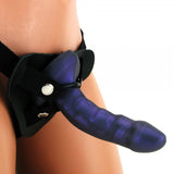 Curve Silicone Dildo - Midnight Purple