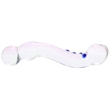 6" Textured G-Spot Glass Dildo