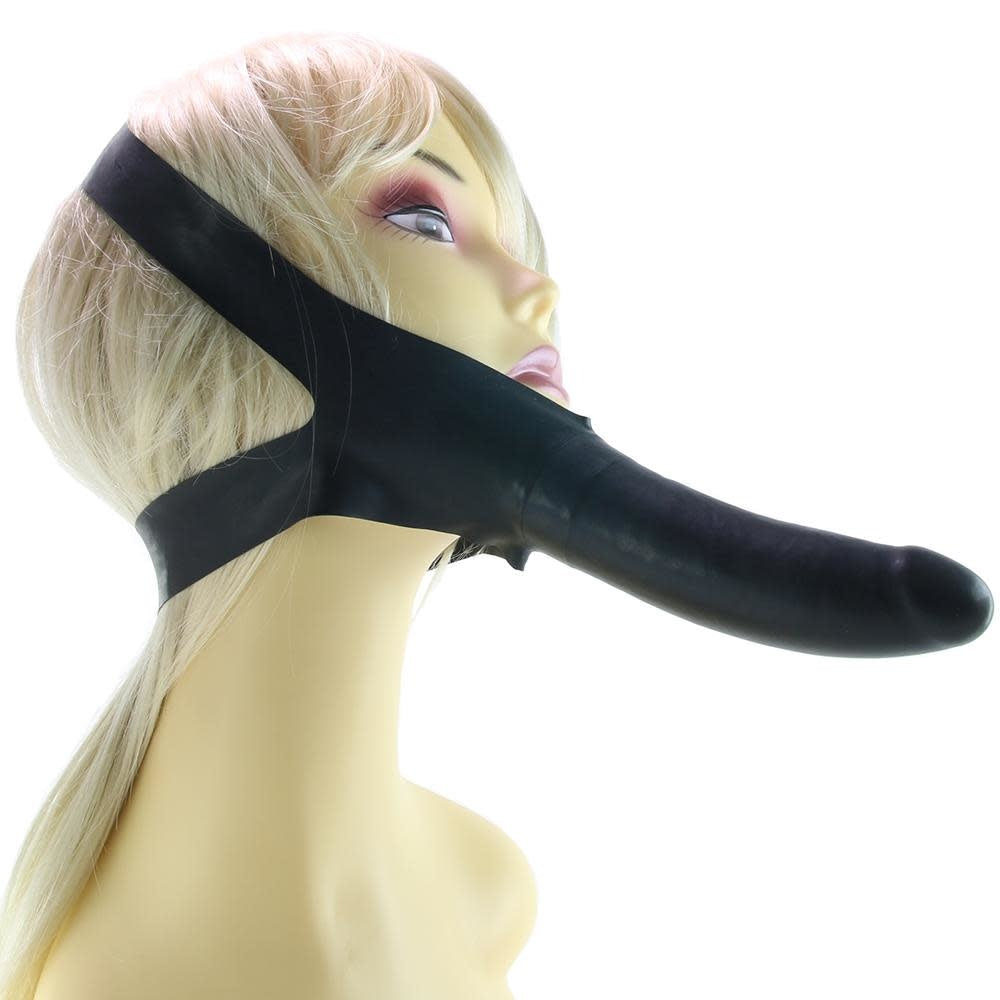 Accommodator Chin Dildo Black