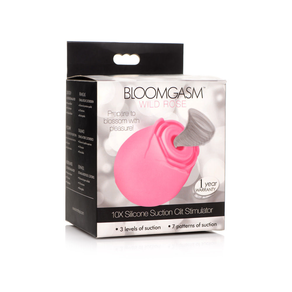 The Rose Bloomgasm Suction Vibrator - Pink