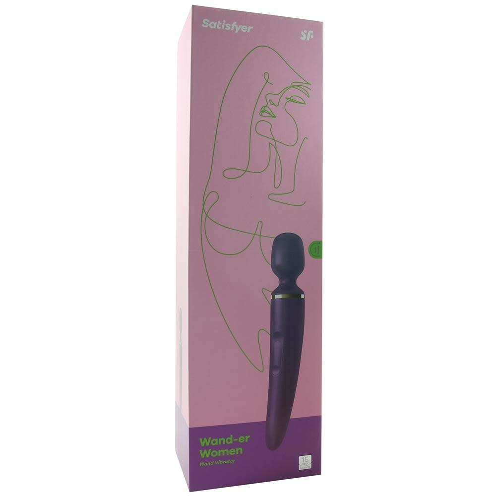 Wand-er Woman Rechargeable Vibrating Wand Purple