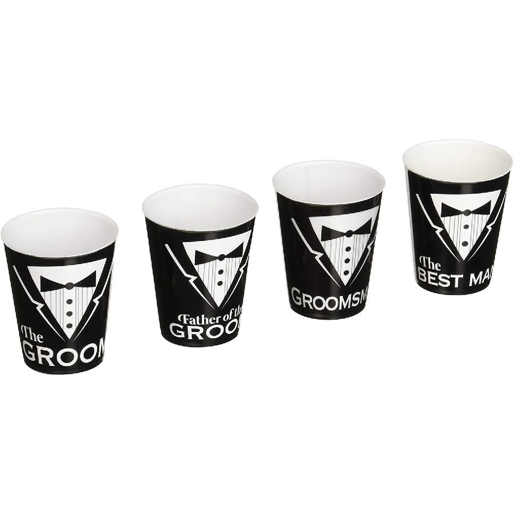 Bachelor Party Shot Glasses - Asst. Pack of 6