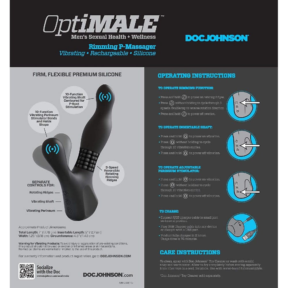 OptiMALE - Rimming P-Spot Massager