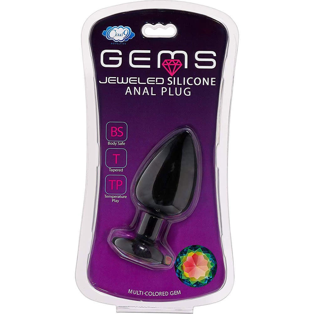 Gems Silicone Anal Plug - Large