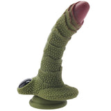 Creature Cocks - Swamp Monster Green Scaly Silicone Dildo