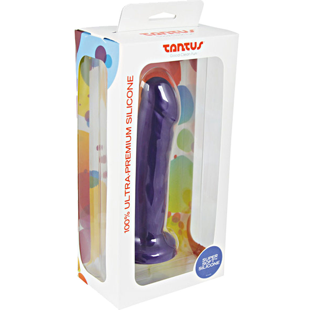 Vamp Super Soft Silicone Dildo - Midnight Purple