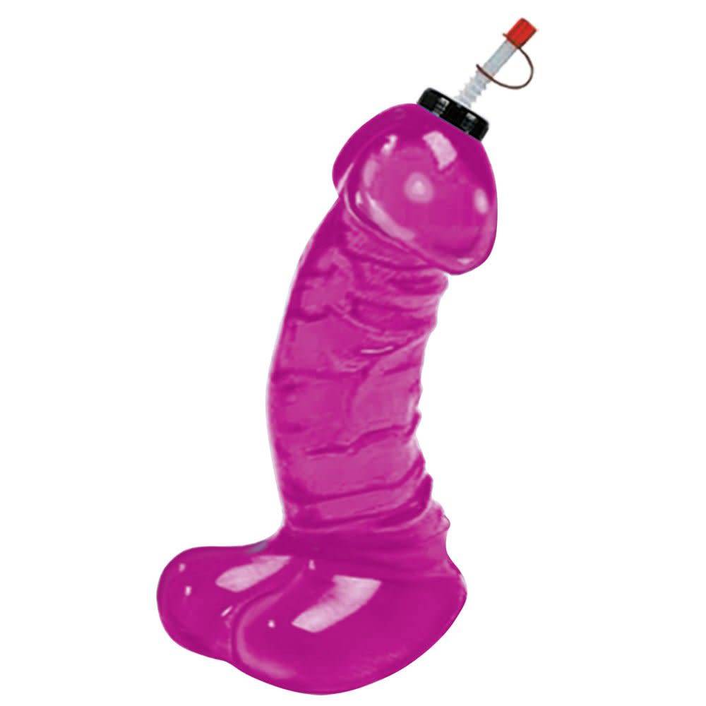 Big Dicky Chug Sports Bottle - Purple - 16 oz.