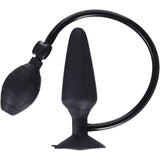 Colt Medium Pumper Plug Silicone Inflatable Butt Plug Black