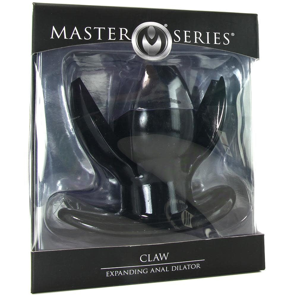 Master Series Claw Expanding Anal Dilator Plug - Black