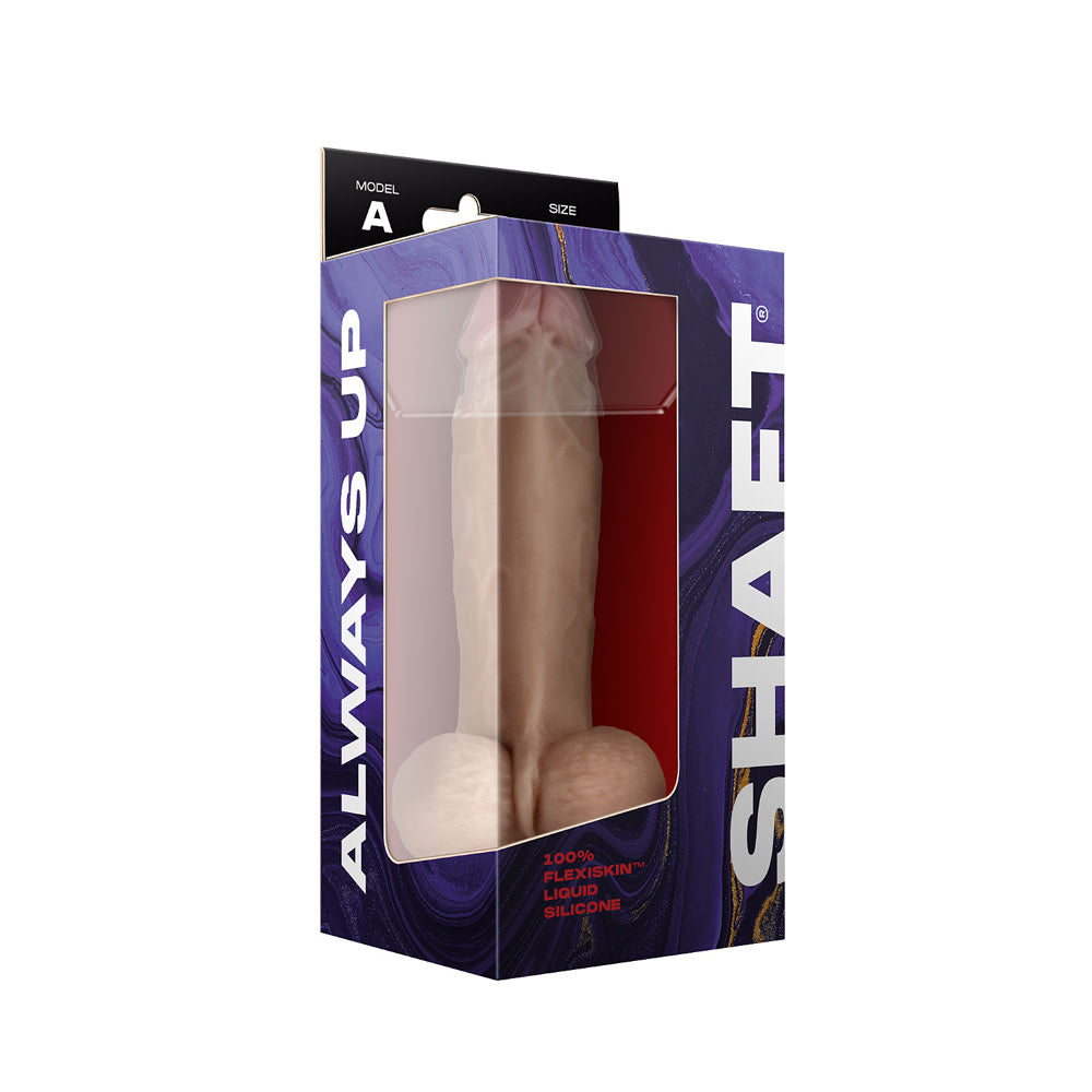 Shaft Model A Flexskin Liquid Silicone 8.5" Dong w/Balls - Pine