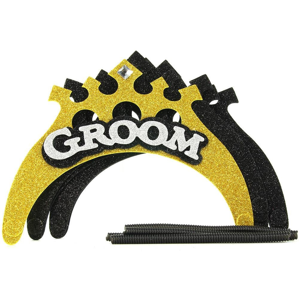 Groom-to-Be Celebration Crown Set