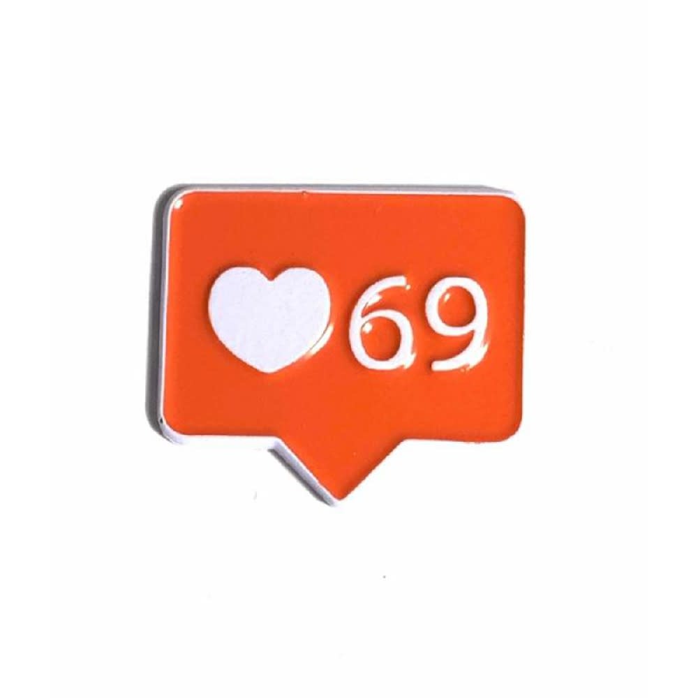 Heart 69 Pin