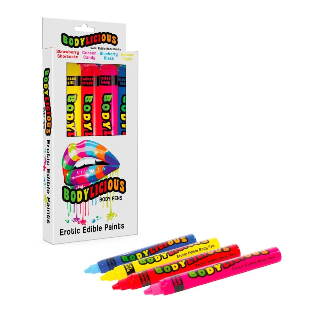 Bodylicious Edible Body Pens 4 Pack