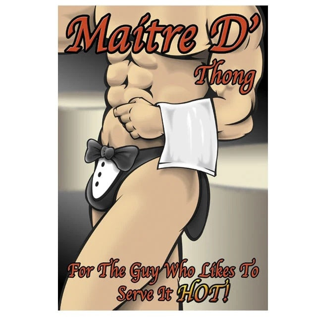 Maitre'D Thong Black - One  Size