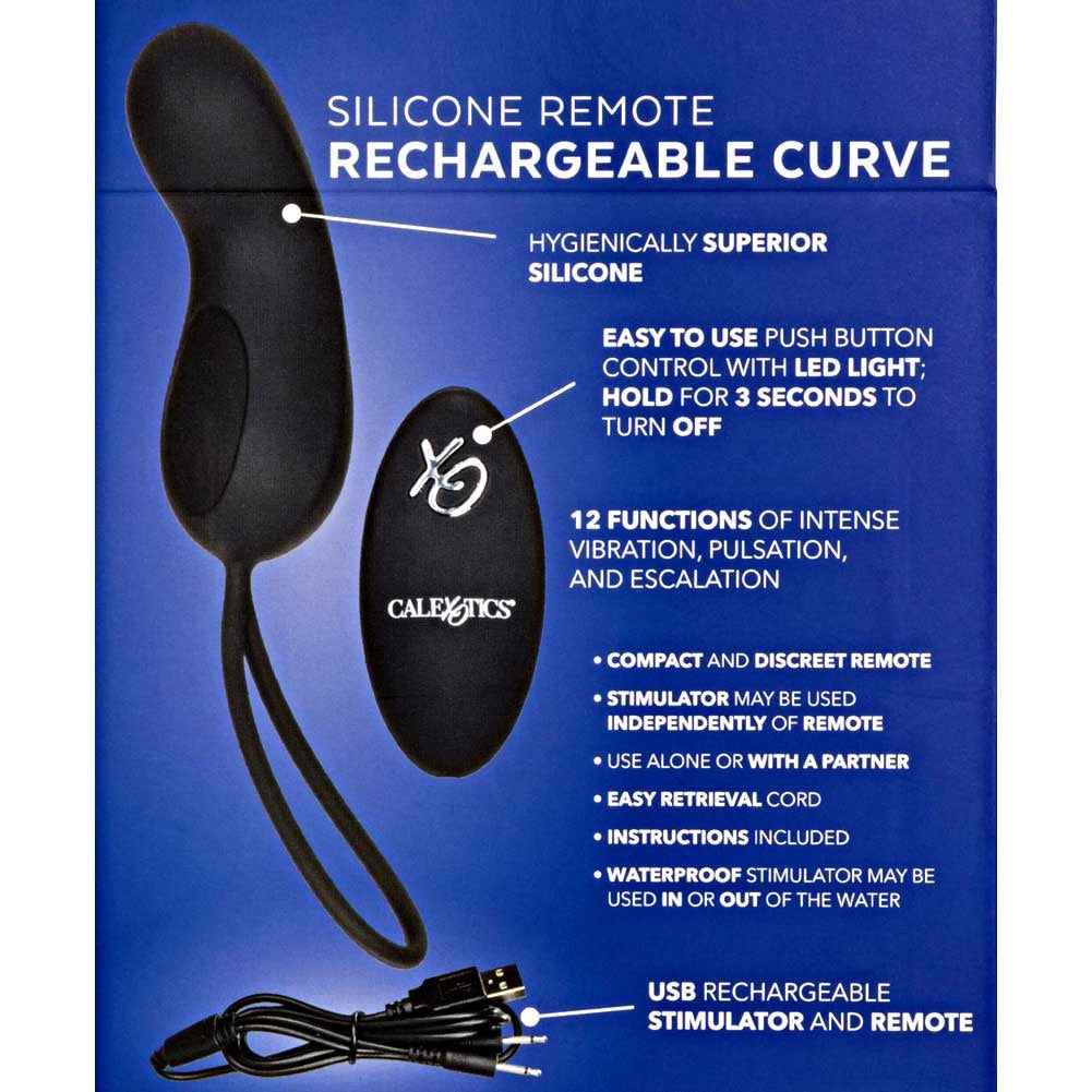 Silicone Remote Rechargeable Curve