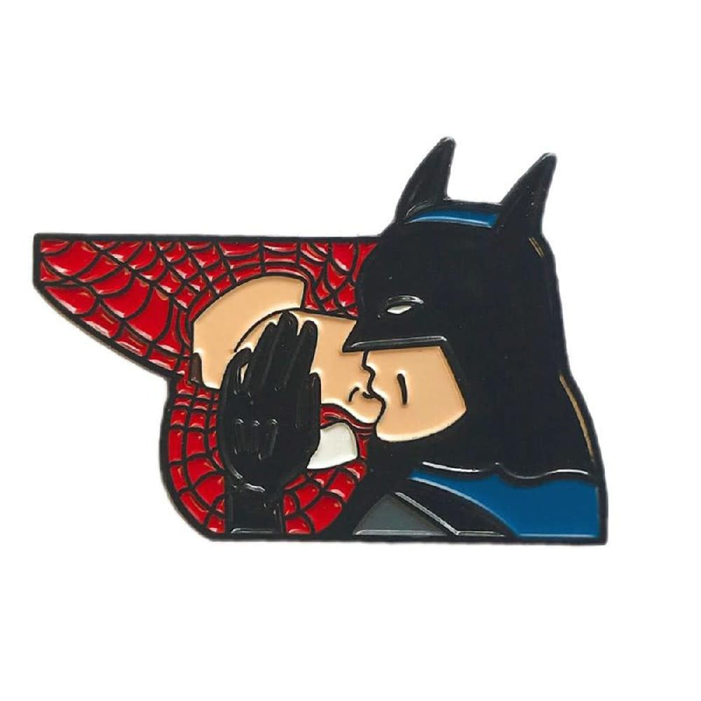 Batman & Spiderman XO Pin