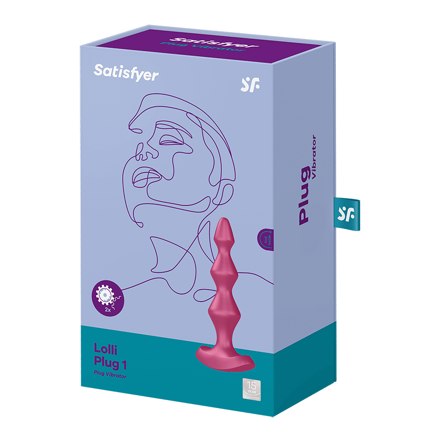 Lolli-Plug 1 Anal Vibrator - Berry