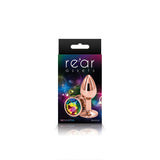 Rear Assets Anal Plug - Rose Gold - Small - Rainbow