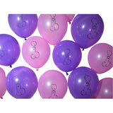 Bachelorette Party Favors Pecker Balloons - Pink & Purple Pack of 8