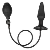 Silicone Inflatable Anal Plug - Large - Black