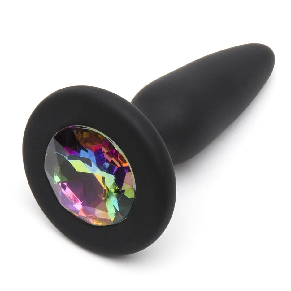 Glams Mini Rainbow Gem Silicone Butt Plug