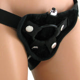 Vibrating Velvet Harness