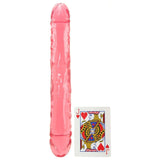 Crystal Jellies 12-inch Jr. Double Dong - Pink