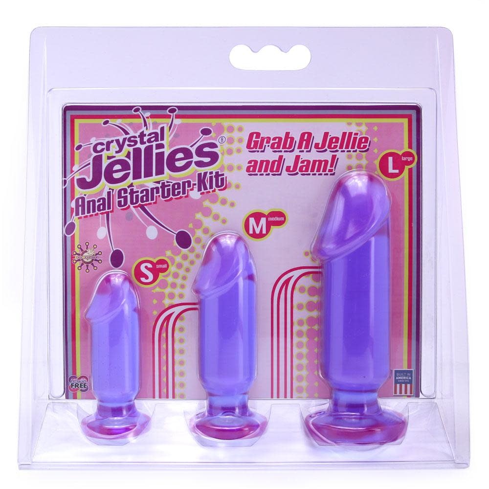 Crystal Jellies Anal Starter Kit - Purple