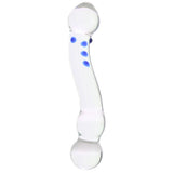 6" Textured G-Spot Glass Dildo