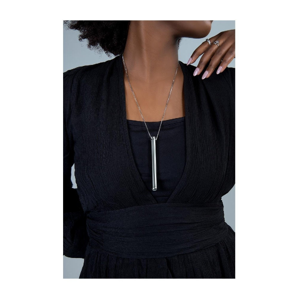 Le Wand Vibrating Necklace - Silver