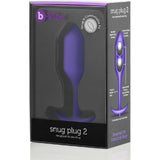 b-Vibe Weighted Snug Plug 2 - 114 g Purple