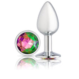 Gems Silver Chrome Anal Plug - Small