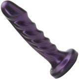 Echo Vibrating Silicone Dildo - Midnight Purple