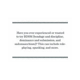 100 Questions about Sex