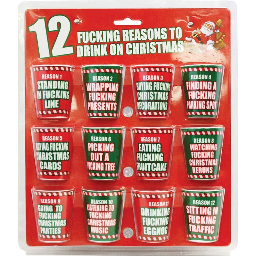 12 Fucking Reasons to Drink on Christmas - Pack of 12