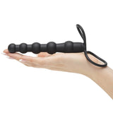 Silicone Love Rider Beaded Dual Penetrator