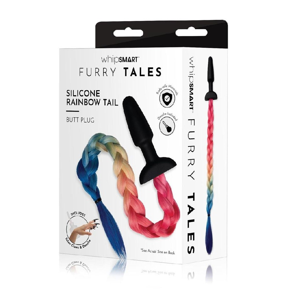 Silicone Plug With Rainbow Tail And Talons