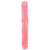 Crystal Jellies 12-inch Jr. Double Dong - Pink