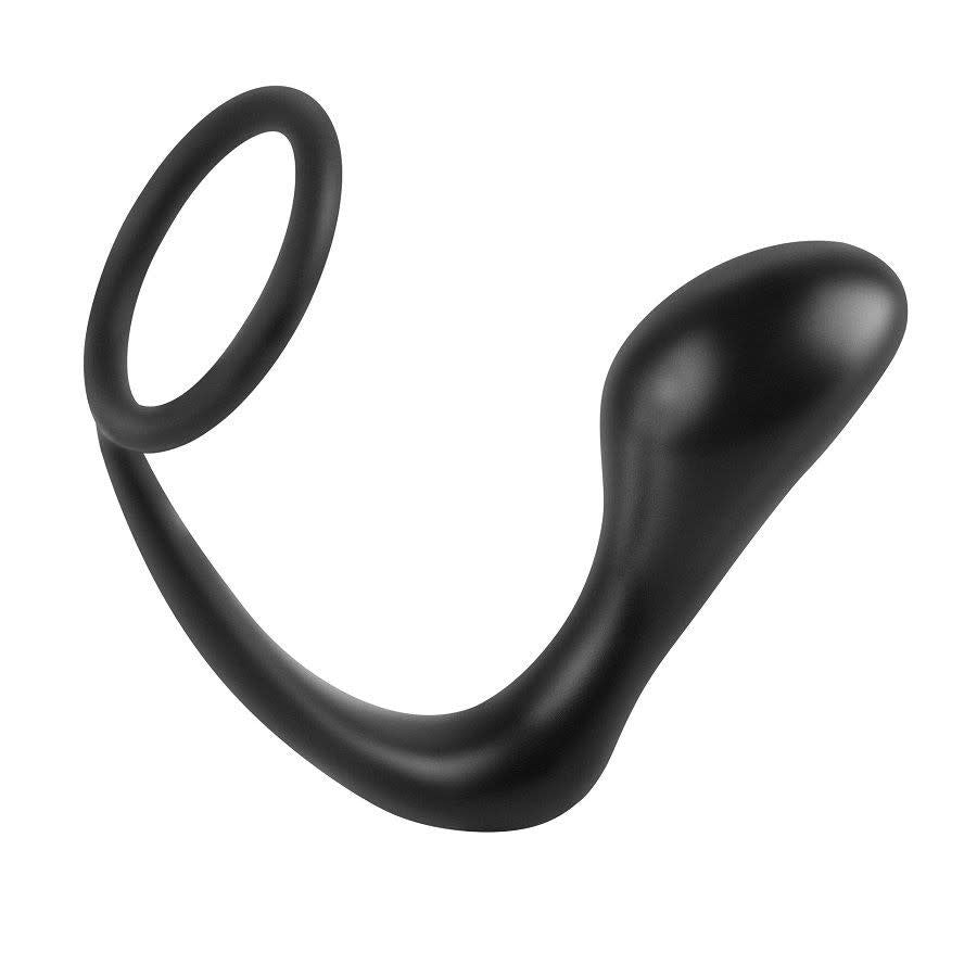 Anal Fantasy Collection Ass Gasm Cockring Plug - Black