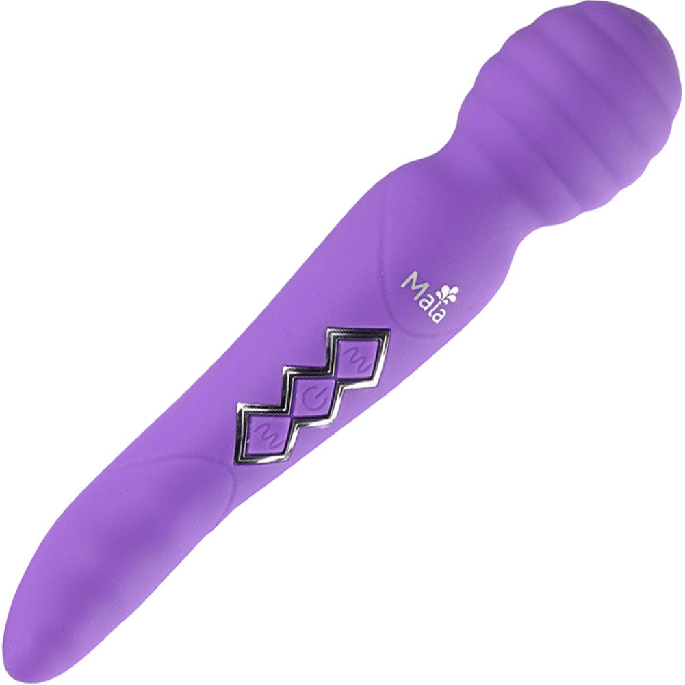 Zoe Maia Dual Vibrating Wand - Purple