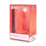 b-Vibe Vibrating Snug Plug - Small Orange