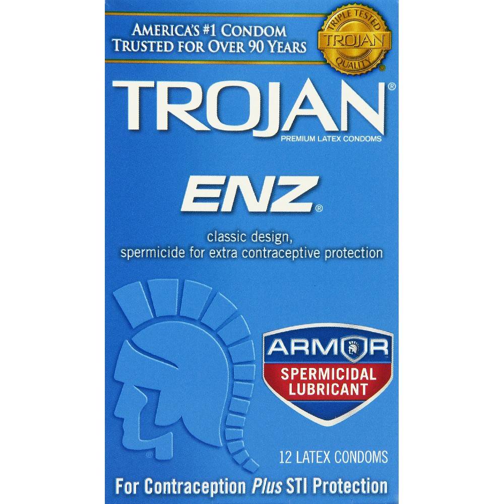 ENZ Spermicidal Condom 12-pack