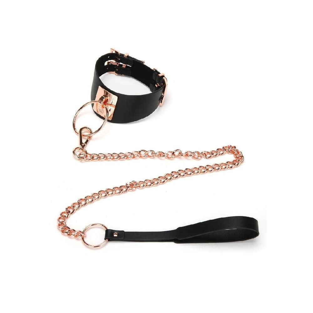 Rose Gold Leash And Collar