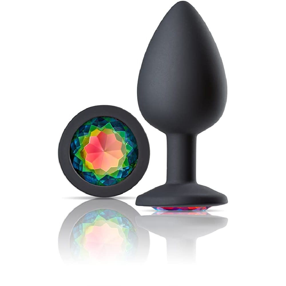 Gems Silicone Anal Plug - Large