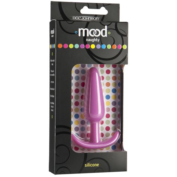 Mood Naughty Silicone Anal Plug Medium Pink