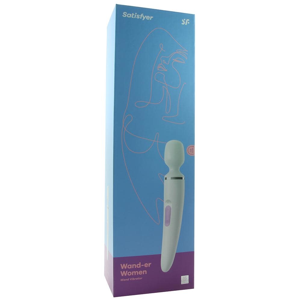 Wand-er Woman Rechargeable Vibrating Wand White