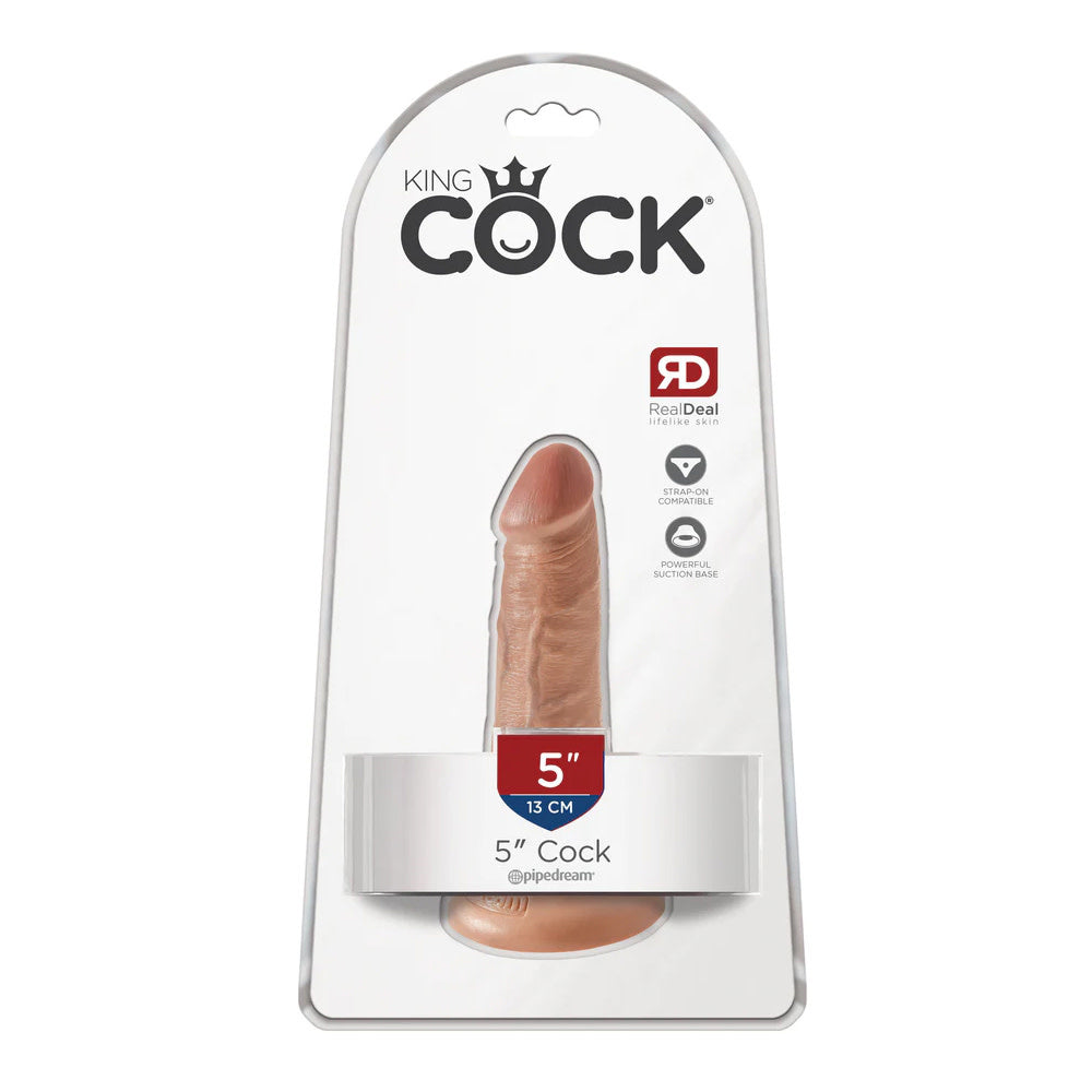 King Cock 5" Cock - Tan