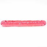 Crystal Jellies 12-inch Jr. Double Dong - Pink